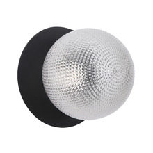 Lassie Diamond Cut Glass Warm White LED Outdoor Wall Light